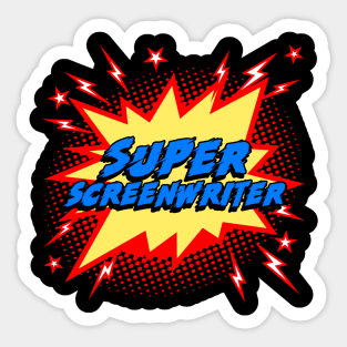 Super Screenwriter Sticker